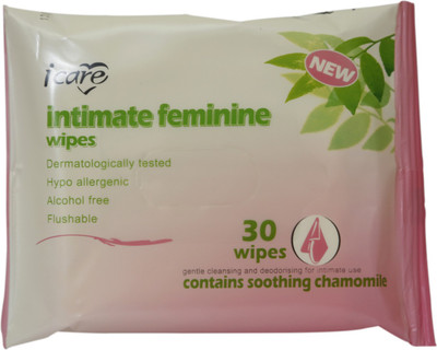 

iCare Intimate Feminine wipes Intimate Wipes(30 Sheets, Pack of 30)