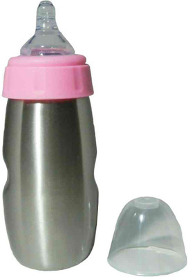 

Crack4Deal Baby Feeding Pink Colour Steel Bottle - 110 ml(Pink)
