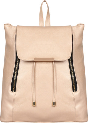 

Kreative Bags PU Casual 18 L Backpack(Beige), Cream