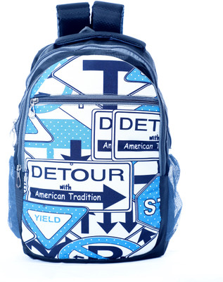 

Agatti Detour Trendy"1818" Casual Bagpack 23 L Backpack(Blue)