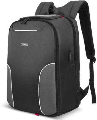 

DTBG USB-Port-Laptop-Sleeve -Waterproof-17.3 40 L Laptop Backpack(Black, Grey)