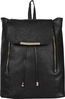 

Kreative Bags PU Casual 18 L Backpack(Black)