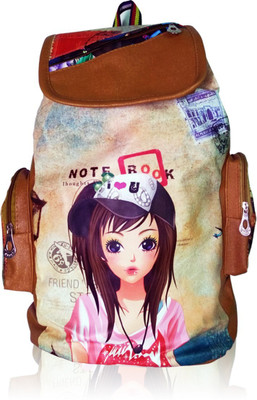 

SWEETHEART COLLECTION SCH-08 Waterproof Backpack(Multicolor, 18 inch)