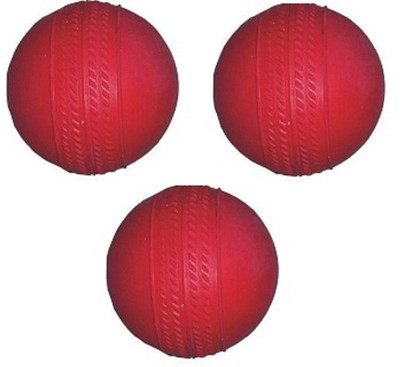 

DashStore Pack of 3 Cricket Rubber Ball(Pack of 3, Red)