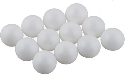 

deziine Smooth 12 pcs White (40mm) Table Tennis Ping Pong Balls Tennis Ball(Pack of 12, White)