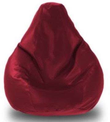 CaddyFull XL Tear Drop Bean Bag Cover  (Without Beans)(Red)