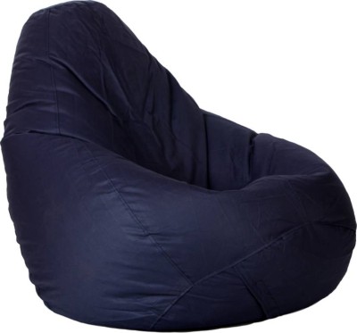 CaddyFull XL Tear Drop Bean Bag Cover  (Without Beans)(Blue)