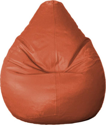 CaddyFull XXL Tear Drop Bean Bag Cover  (Without Beans)(Brown)