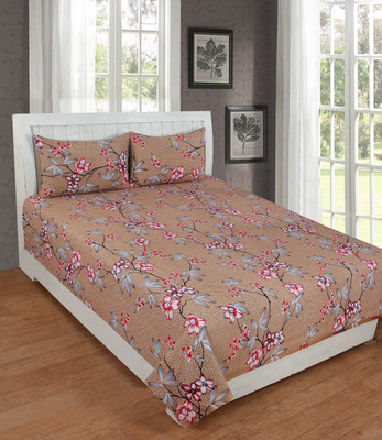 

KD SALES 200 TC Polycotton Double Floral Bedsheet(Pack of 1, Multicolor)