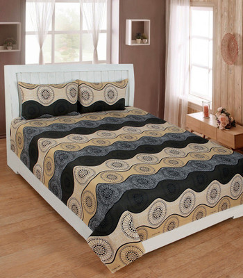 

KD SALES 200 TC Polycotton Double Floral Bedsheet(Pack of 1, Multicolor)