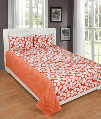 

KD SALES 200 TC Polycotton Double Floral Bedsheet(Pack of 1, Multicolor)