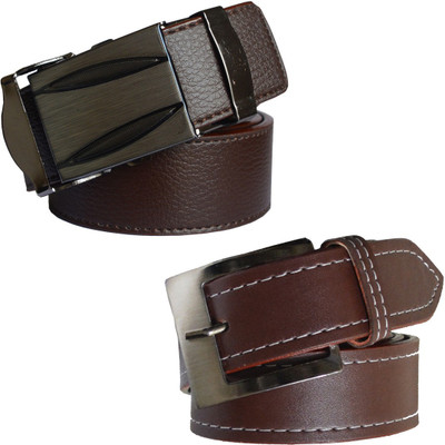 

LOOPA Men Formal Brown Synthetic Belt