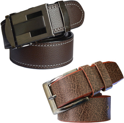 

LOOPA Men Formal Brown Synthetic Belt