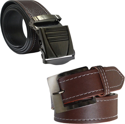 

LOOPA Men Formal Brown Synthetic Belt