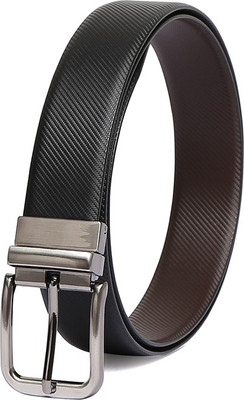 

Chisel Men Formal Black Genuine Leather Reversible Belt