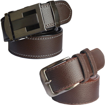 

LOOPA Men Formal Brown Synthetic Belt