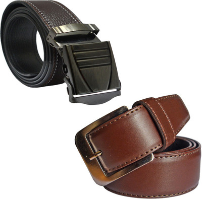 

LOOPA Men Formal Brown Synthetic Belt