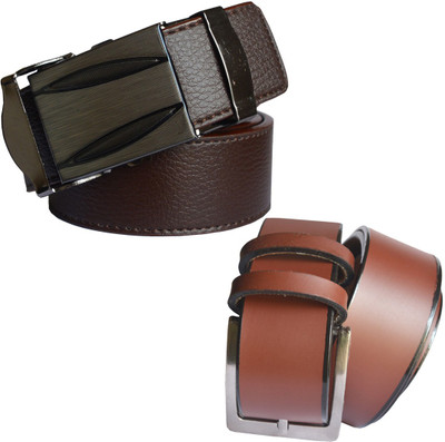 

LOOPA Men Formal Brown Synthetic Belt