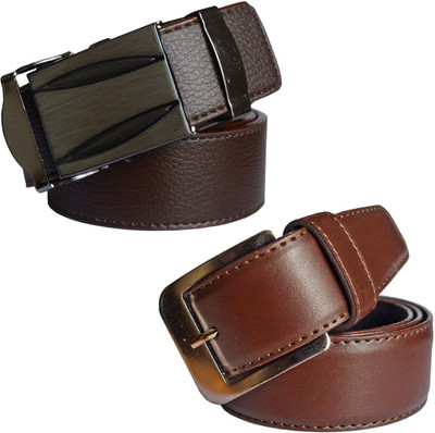 

LOOPA Men Formal Brown Synthetic Belt