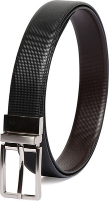 

Chisel Men Formal Black Genuine Leather Reversible Belt