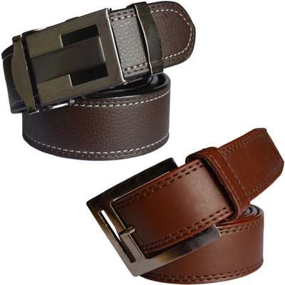

LOOPA Men Formal Brown Synthetic Belt
