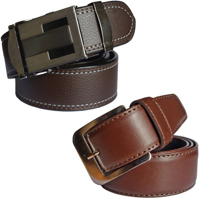 

LOOPA Men Formal Brown Synthetic Belt