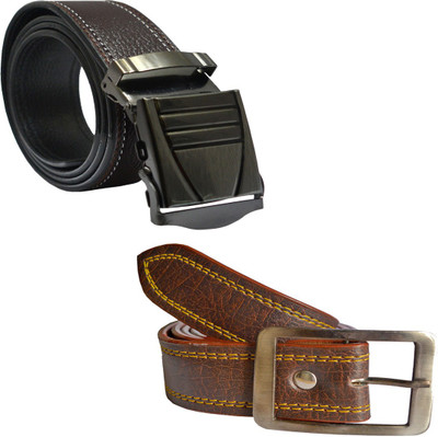 

LOOPA Men Formal Brown Synthetic Belt