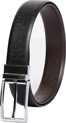 

Chisel Men Formal Black Genuine Leather Reversible Belt