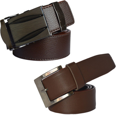 

LOOPA Men Formal Brown Synthetic Belt