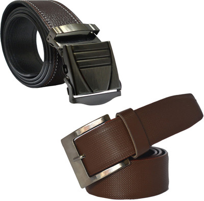 

LOOPA Men Formal Brown Synthetic Belt