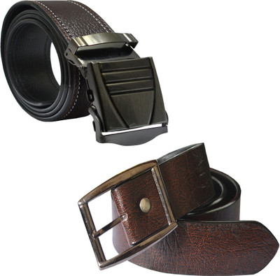 

LOOPA Men Formal Brown Synthetic Belt