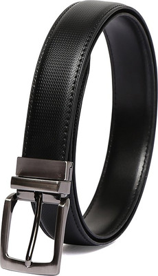 

Chisel Men Formal Black Artificial Leather Reversible Belt