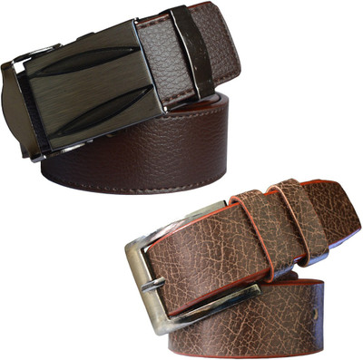 

LOOPA Men Formal Brown Synthetic Belt