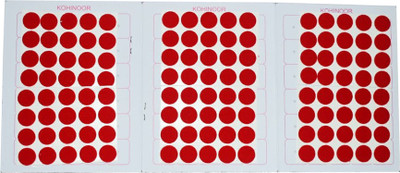 

Kohinoor Red Round Bindi For Woman Woman Red Bindis(Stick On)
