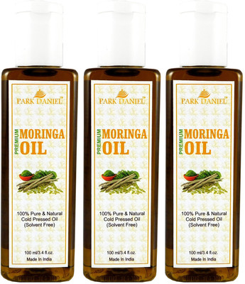 

Park Daniel Organic Moringa oil - Natural & Undiluted combo of 3 bottles of 100 ml (300 ml)(300 ml)