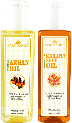 

Park Daniel Premium Argan oil and Karanj oil combo of 2 bottles of 100 ml (200ml) Hair Oil(200 ml)
