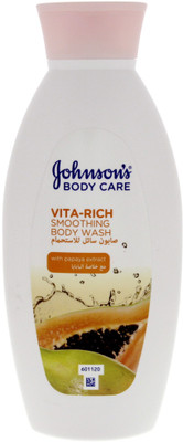 

Johnson's Vita-Rich Smoothing Papaya Body Wash (Made in Europe)(400 ml)