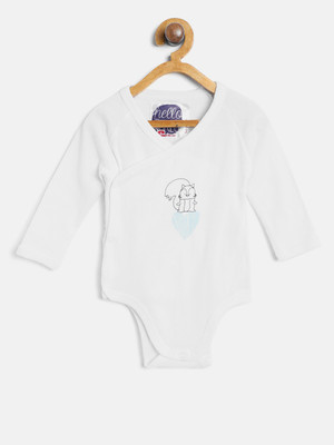 Eimoie Baby Boys & Baby Girls White Bodysuit
