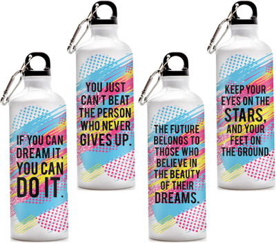

Ramposh Fridge Water Bottle 750 ml Set Of 4 Multi Colour 750 ml Sipper(Pack of 4, Multicolor)