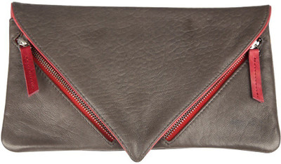 

TRYSCO Party Grey, Red Clutch