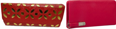 

Rapidcostore Casual, Formal, Party, Sports Red Clutch