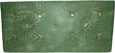 

Rapidcostore Women Casual Green Artificial Leather Wallet(4 Card Slots)