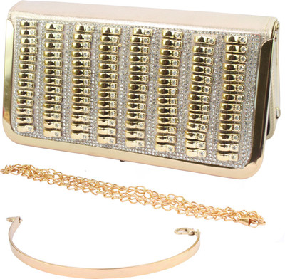 

spero Party Gold Clutch