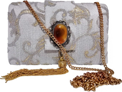 

pursekraft Party, Casual Grey Clutch