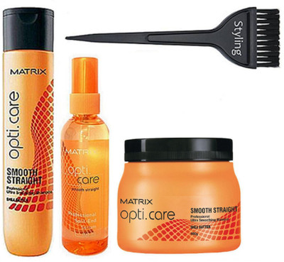 

Styling Of Hair Brush, Opticare Smooth & Straight Hair Shampoo With Hair Serum With Hair Spa(Set of 4)