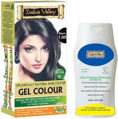 

Indus Valley Combo Deal- Gel Black Hair Color & Shampooing Conditioner(Set of 2)