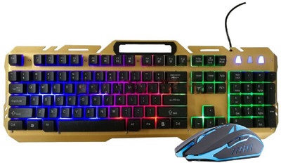 

ReTrack WQ1502A SUSPEMDED RAINBOW BACKLIT GAMING MOUSE KEYBOARD SET Combo Set