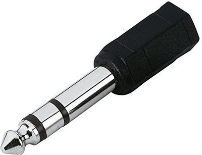 

GVAAS 6.5mm 1/4" Male plug to 3.5mm 1/8" Female Jack Stereo Headphone Headset Audio Adapter Plug for Microphone Headphone Adapter(AMPLIFIER, SPEAKERS, GUITARS, DJ MIXER, SOUND SYSTEM, TABLET, MOBILES, LAPTOP, PC, ELECTRONIC SYNTHESIZER, ELECTRONIC MUSIC I