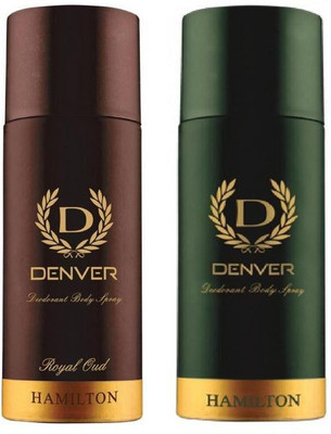 

Denver HAMILTON & ROYAL OUD Deodorant Spray - For Men(315 ml, Pack of 2)