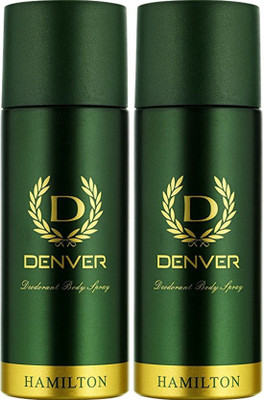 

Denver HAMILTON Deodorant Spray - For Men(330 ml, Pack of 2)